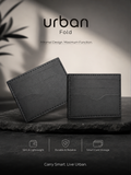 Urban Fold Slim Card Holder Leather Wallet