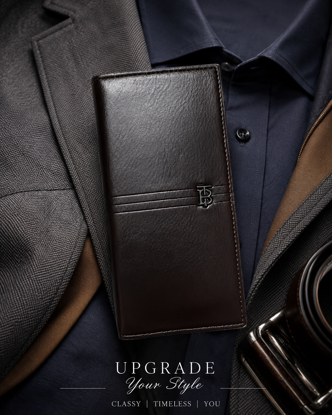 Urban Fold Black TB Bi-Fold Wallet