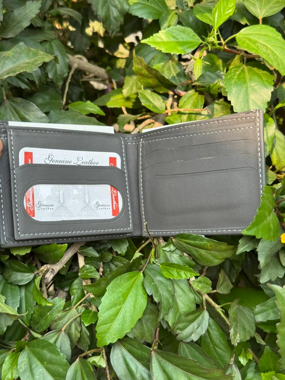 Urban Fold Gray Classic Wallet (Premium Leather )