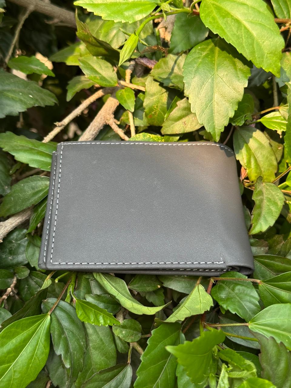 Urban Fold Gray Classic Wallet (Premium Leather )