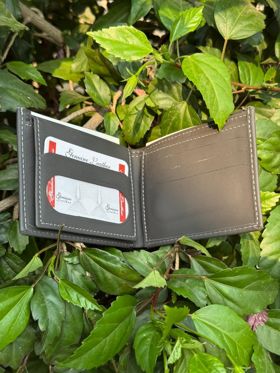 Urban Fold Gray Classic Wallet (Premium Leather )