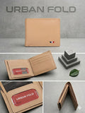 Urban Fold Men's Leather Wallet - Thin Sleek Casual Bifold