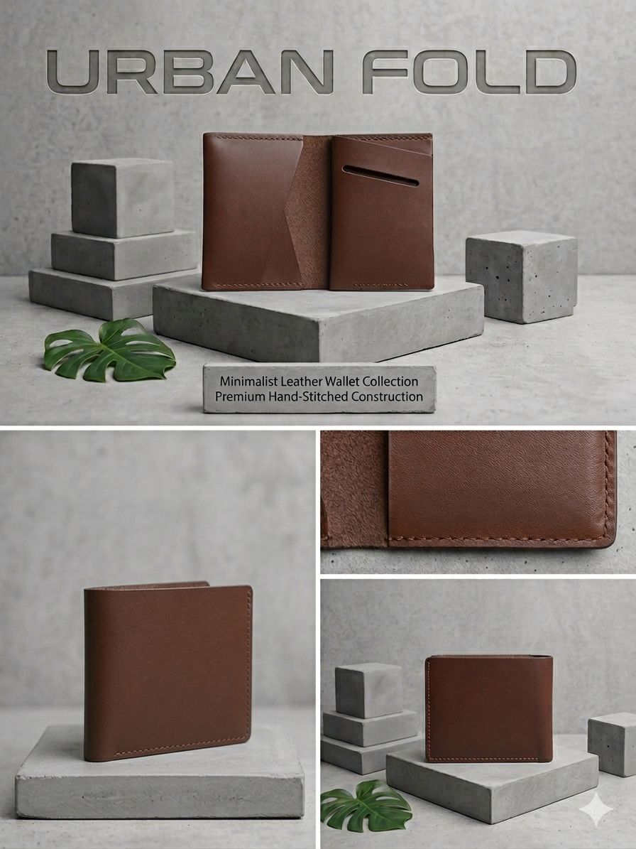 Urban Fold Nomad Slim Carry Leather Wallet